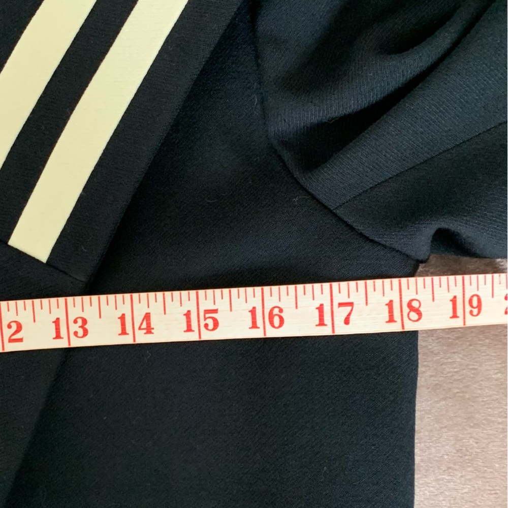 Vintage Rodney Vaughn SZ 4 Telford Black Cream Striped Sailor Collar Wool Jacket - Picture 7 of 10